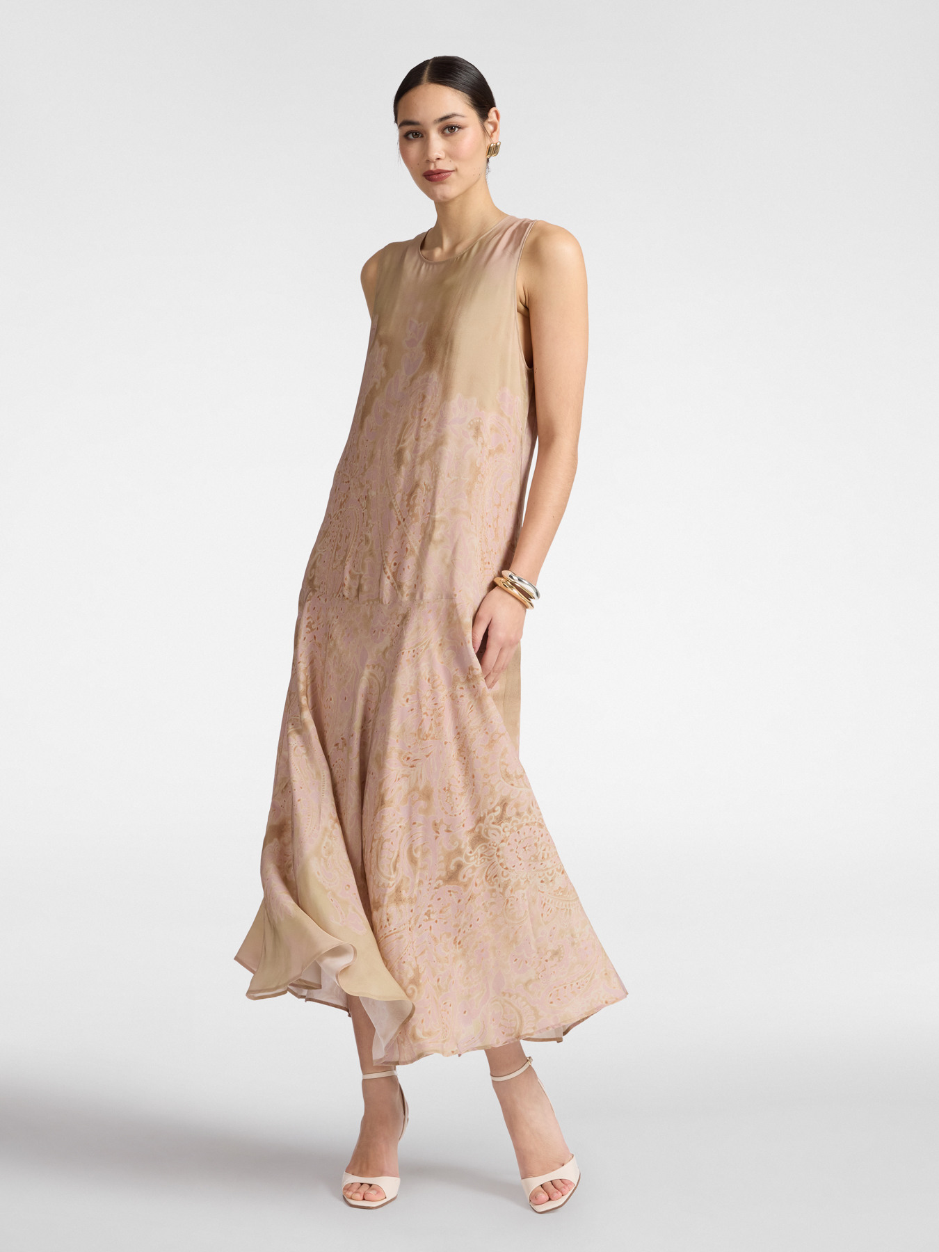 Abito lungo stampato image number 2