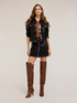 Jacket with patent leather inserts image number 0