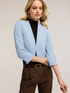 Structured jacket in cady crepe image number 2