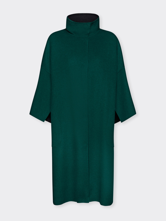 Two-tone reversible coat