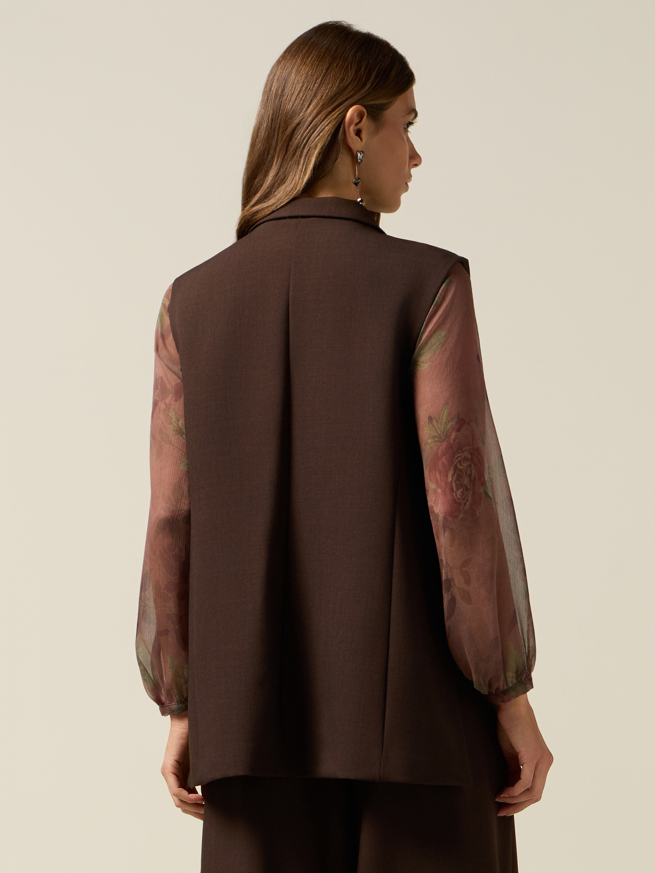 Gilet doppiopetto con borchie e castoni image number 1