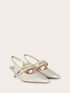 Décolleté slingback in vernice image number 2