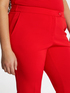 Kick-Flare-Hose aus Stretchgewebe image number 3