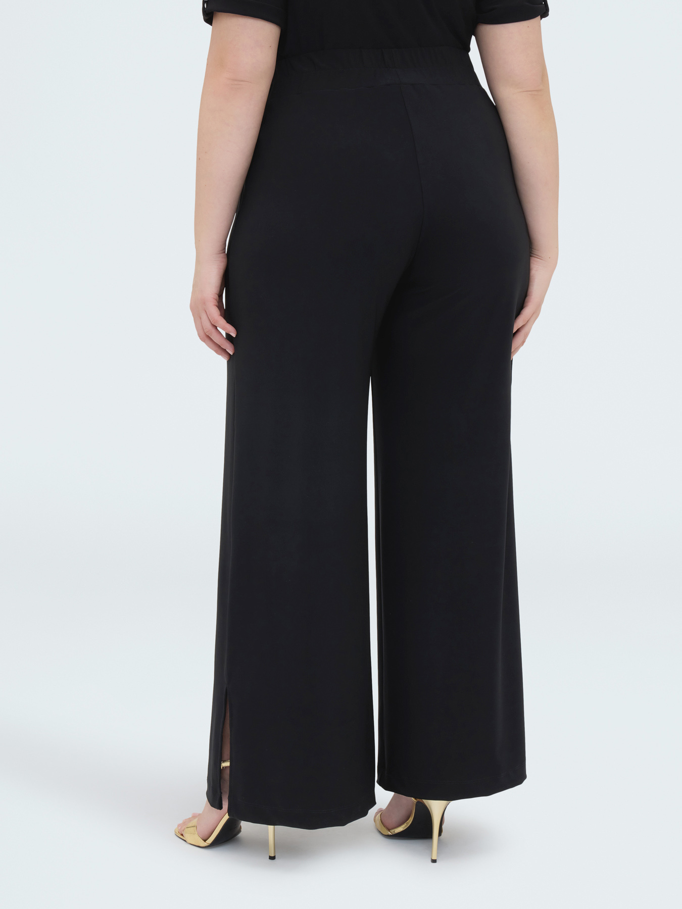Wide Leg Jersey Trousers image number 1