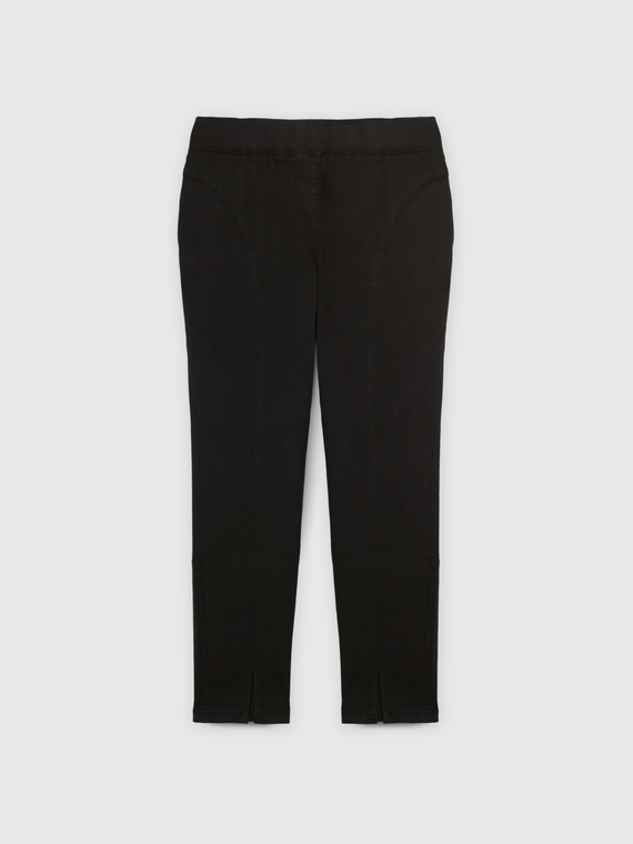 Jeggings mit Schlitzen unten