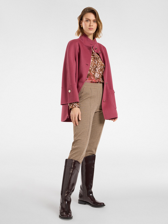 Pull-on jacquard jeggings