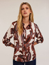 Camicia in viscosa fantasia foulard image number 2