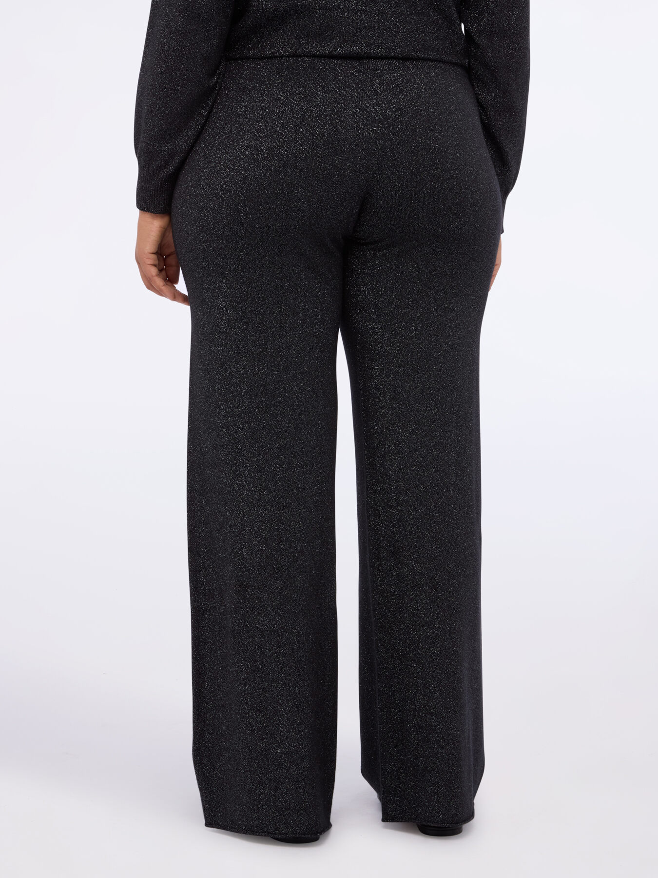 Pantalones Wide Leg de punto image number 1