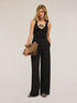 Palazzo trousers with side stripe image number 3