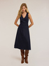 Denim midi dress image number 3