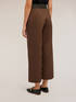 Pantaloni cropped in popeline image number 1