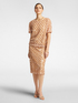 Straight sequined skirt image number 0