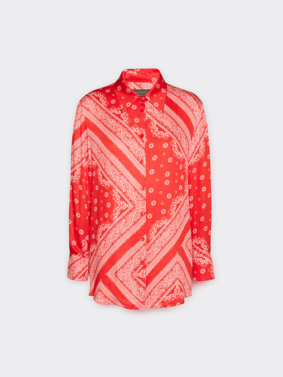 Camicia dalla stampa foulard