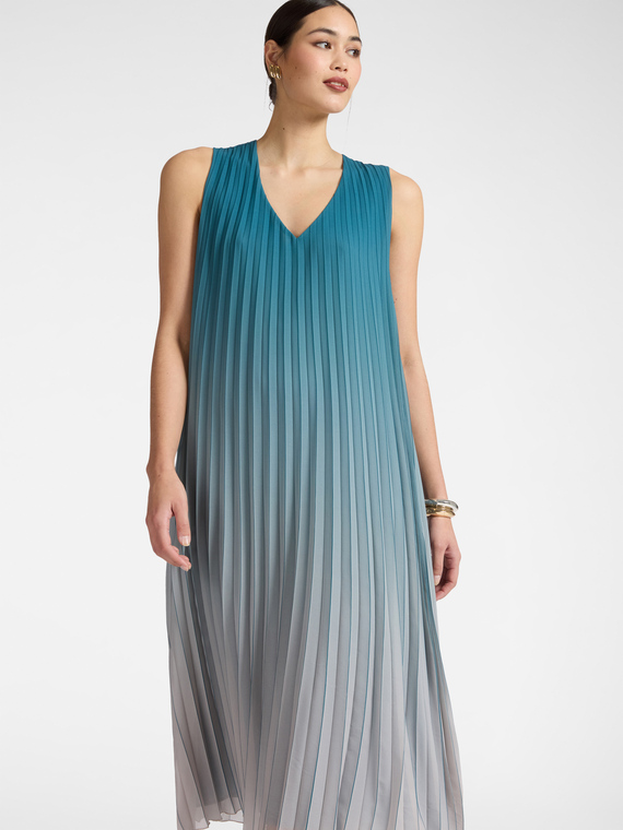 Long pleated dress