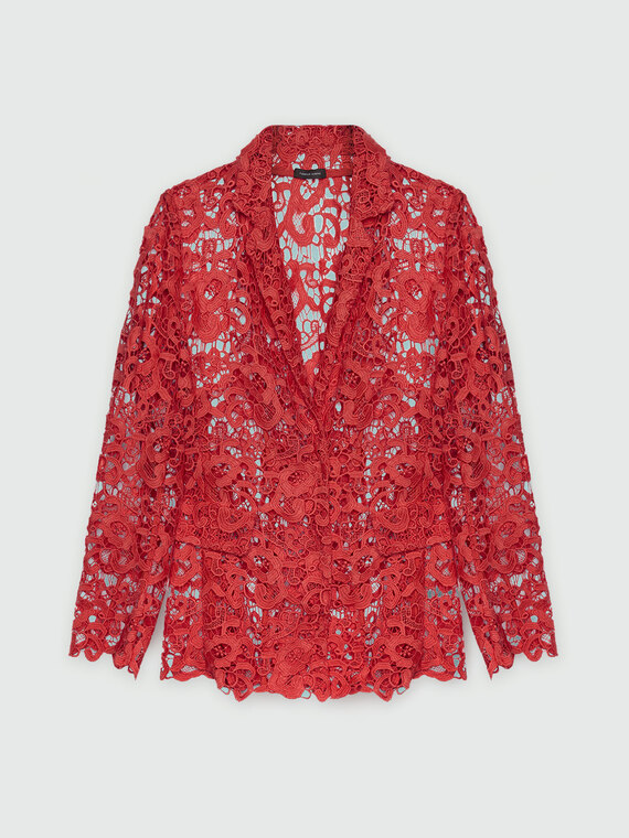 Lace blazer