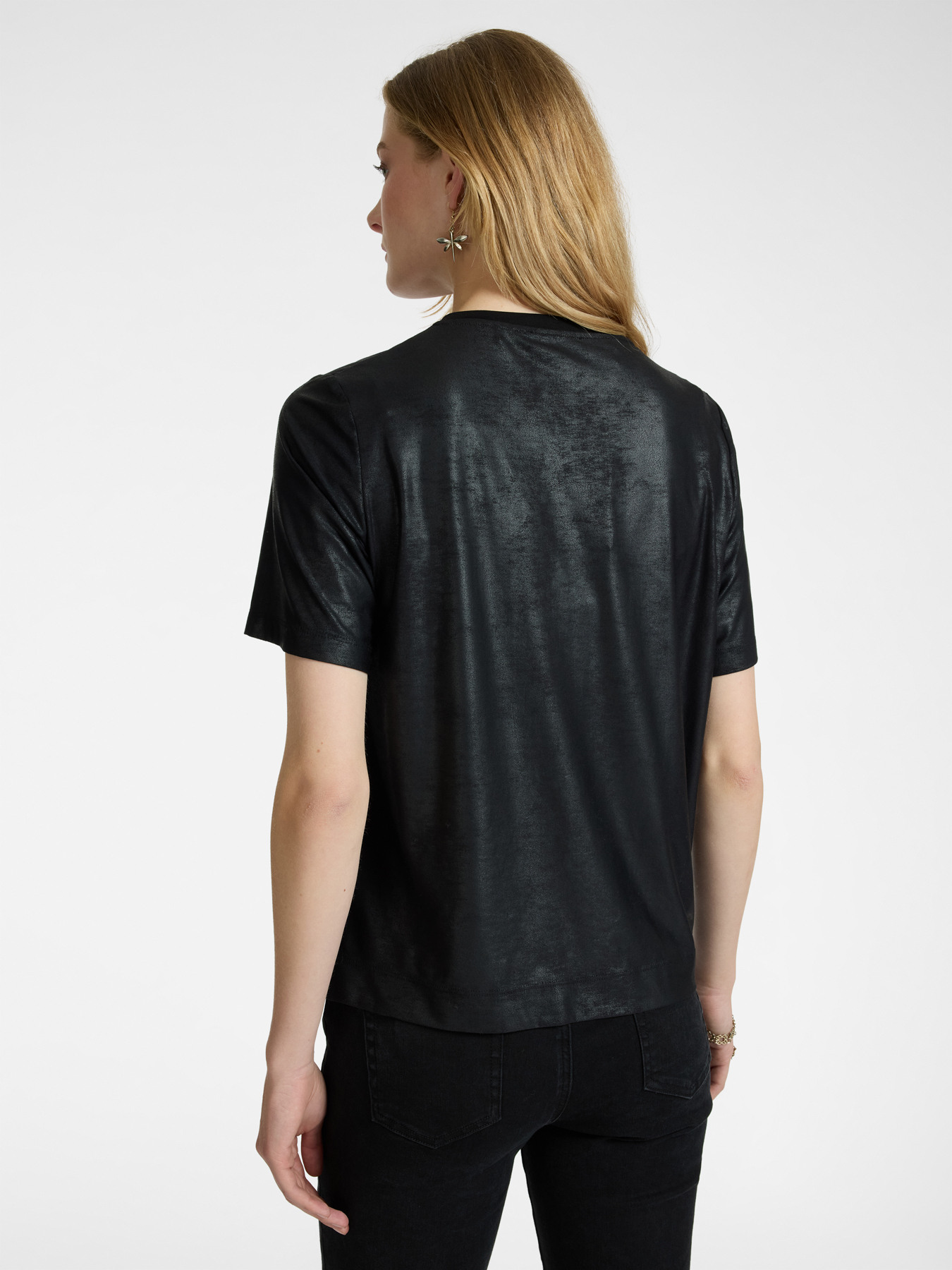 T-Shirt mit Monogramm-Stickerei image number 1