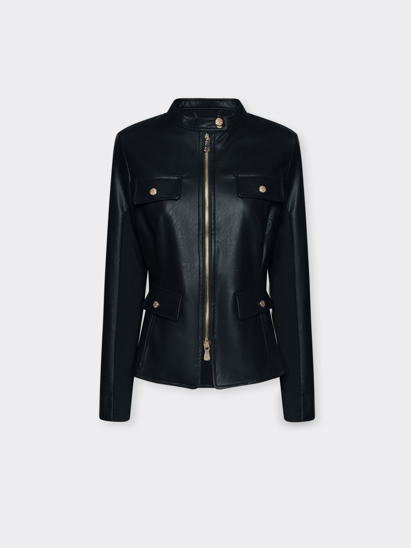 Biker jacket with pockets image number 4