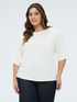 Sweatshirt with neckline embellishments image number 0