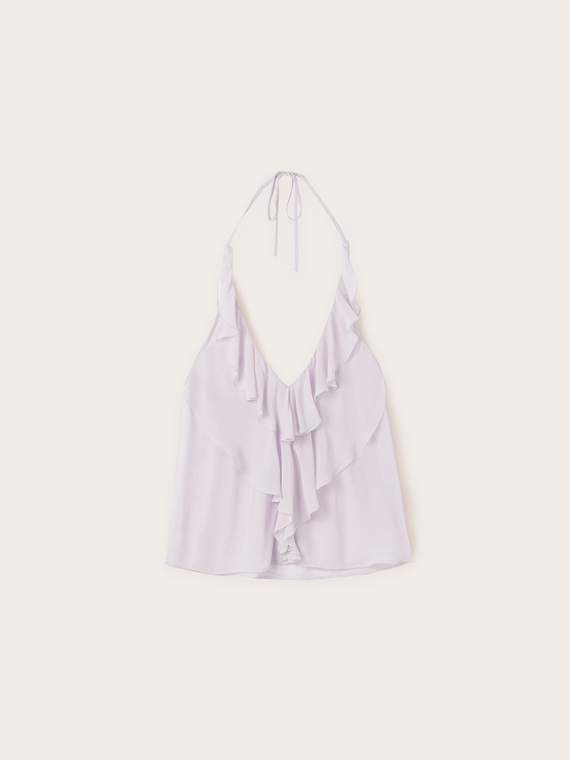 Georgette top with ruching