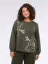 Sweatshirt mit Blumendruck image number 2