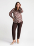 Hemdbluse mit Leopardendruck image number 3