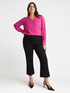 Blouse col en V en viscose LENZING™ ECOVERO™ image number 2