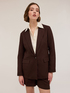 Blazer de botonadura simple con martingala image number 3