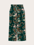 Decò patterned palazzo trousers with pleats image number 4