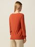 V-neck viscose blend sweater image number 1