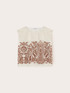 Blouse en broderie anglaise imprimée image number 4