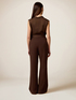 Flowy pants with belt image number 1