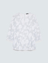 Bluse aus Jacquard-Baumwolle mit Blumenstickerei image number 4