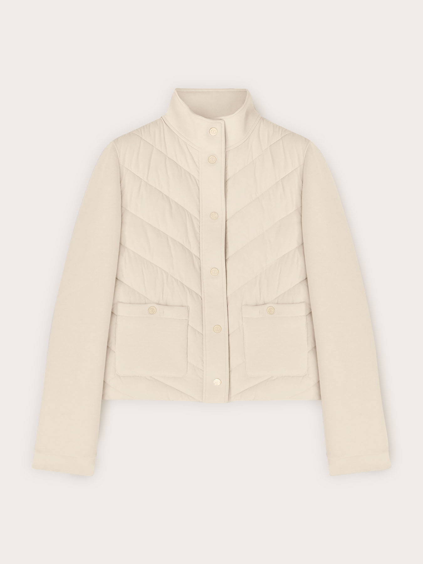 Two-tone puffer jacket image number 4