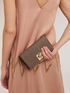 Wallet Bag in tessuto spalmato glitter image number 0