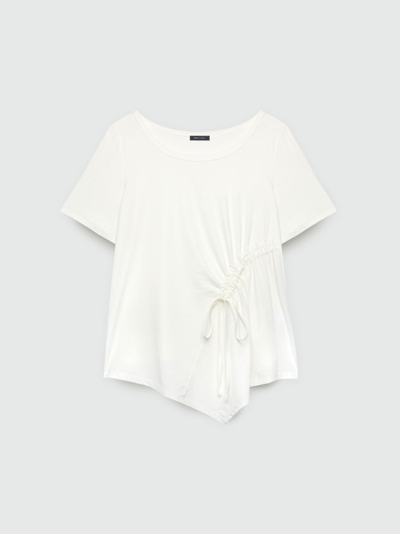 Gathered T-shirt