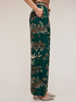 Decò patterned palazzo trousers with pleats image number 3