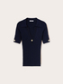 Polo in maglia a coste image number 4