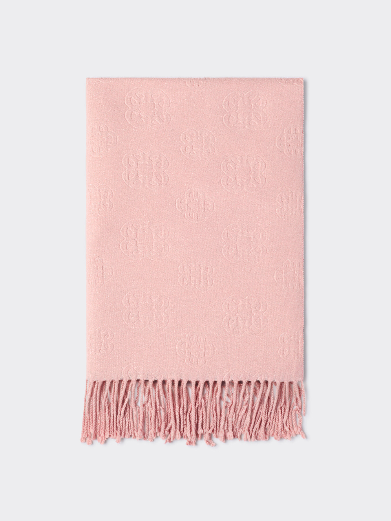 Scarf with embossed logo image number 1