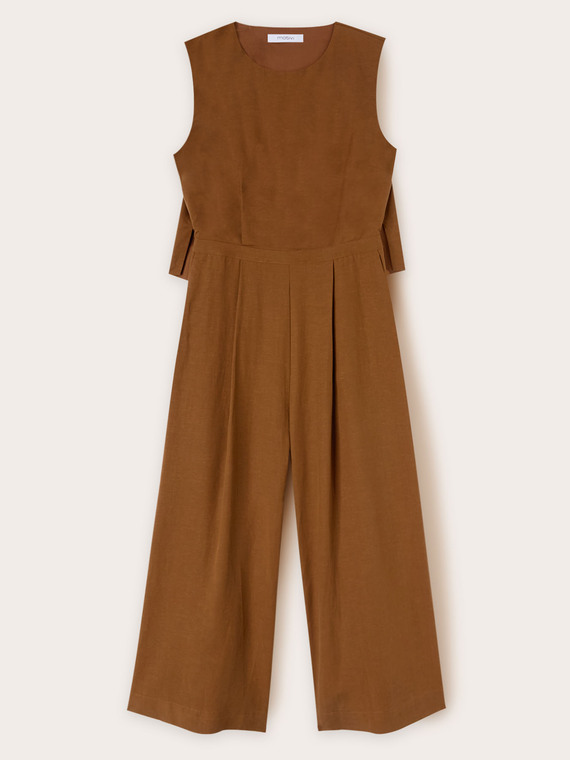 Overall aus Lyocll-Gemisch mit Schlitz hinten