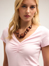 T-shirt avec fronces image number 2