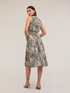 Jungle pattern flared dress image number 1