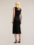 Rochie din jerseu cu nod image number 1