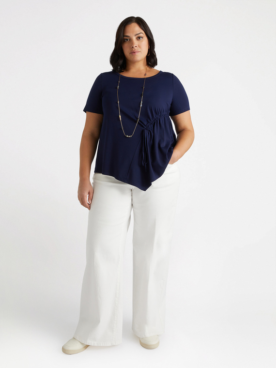 T-shirt froncé