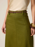 Flared linen skirt image number 2