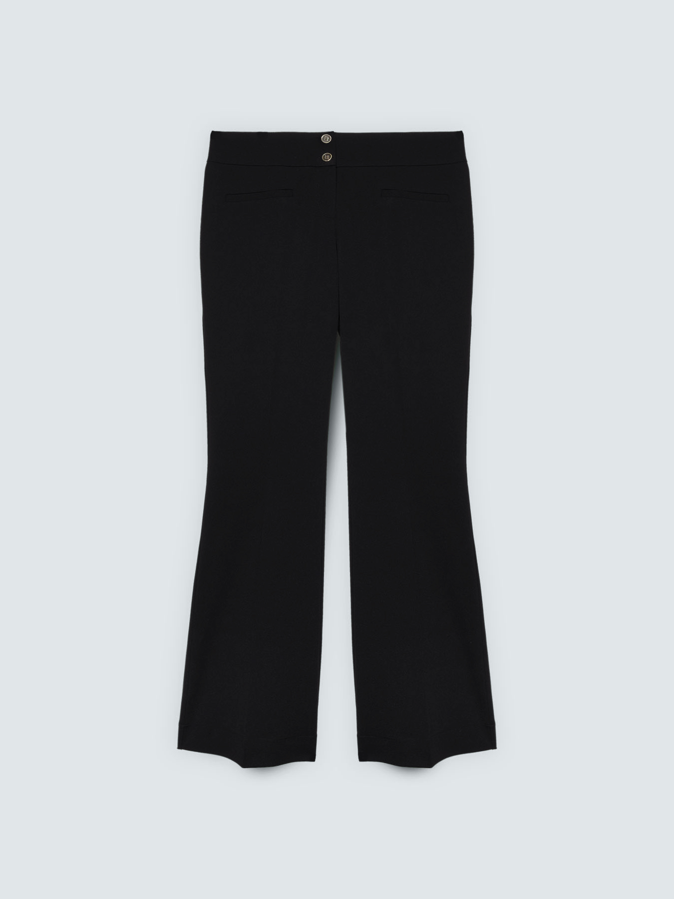 Flare-Hose aus Stretch-Gewebe image number 4