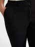 Pantaloni flare in tessuto stretch image number 4