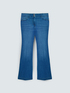 Jean Flare lavage bleu effet stonewashed image number 4