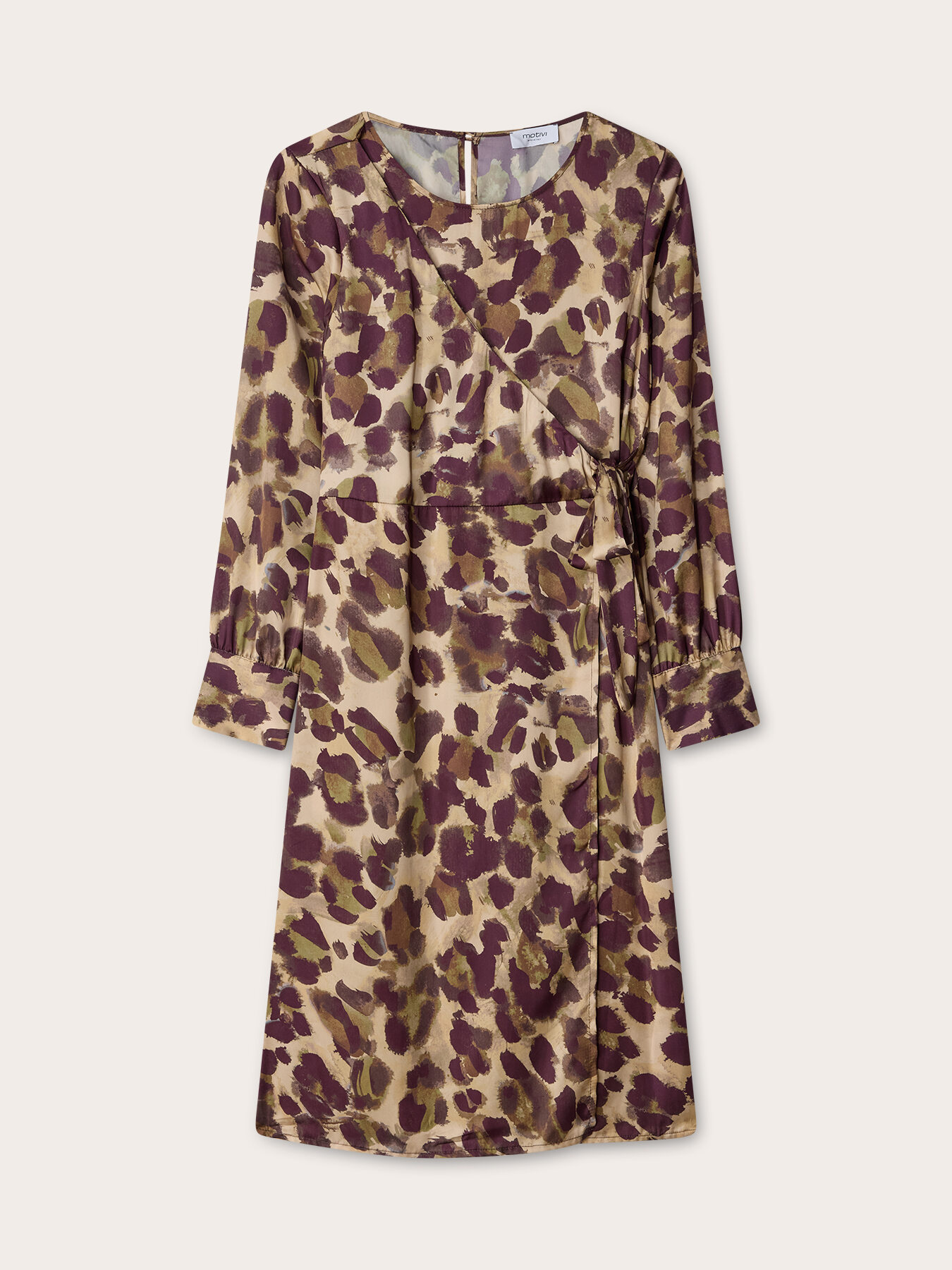 Wallet-effect dress with camouflage pattern image number 0