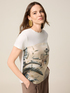 Camiseta bimatérica con estampado image number 0
