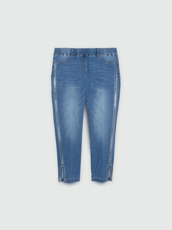 Jeggings mit Stickerei